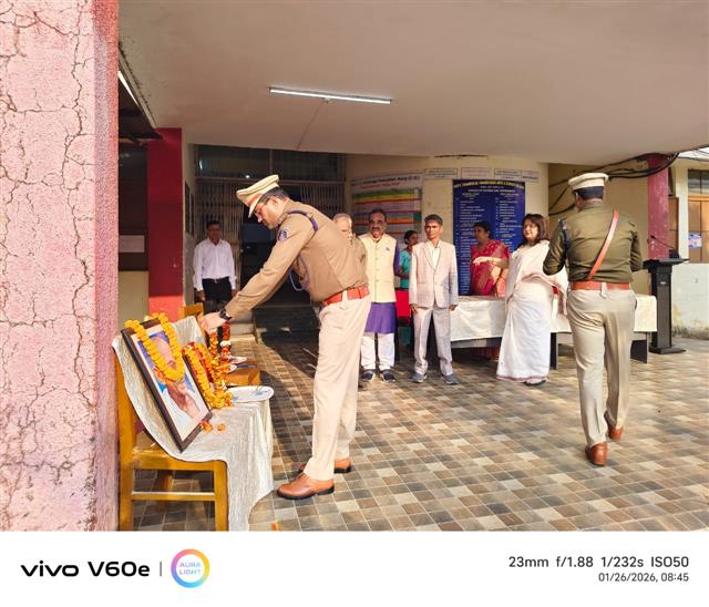 शासकीय चंदूलाल चंद्राकार कला एवं विज्ञान महाविद्यालय पाटन  में गणतंत्र दिवस मनाया गया