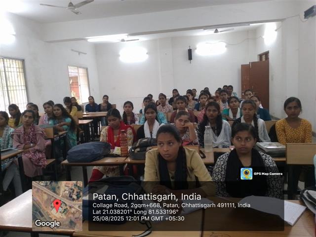 Govt. Chandulal Chandrakar Arts & Science College, Patan - Career Counselling-Invited Lecture-25.08.2025