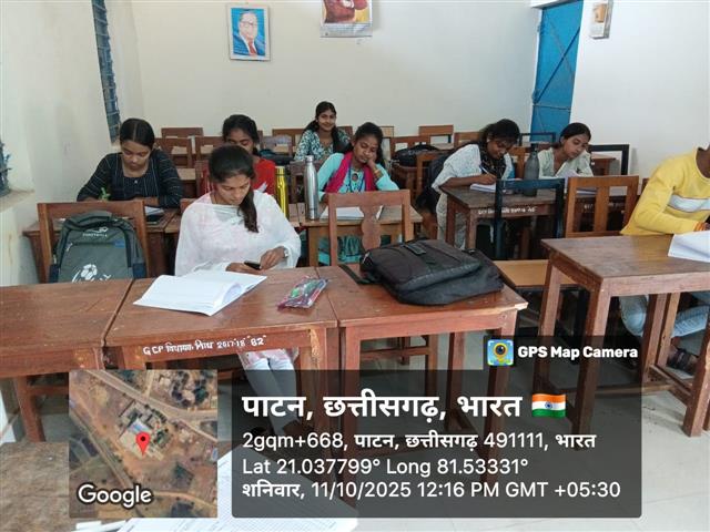 Govt. Chandulal Chandrakar Arts & Science College, Patan - Logical Ability Class-11.10.2025