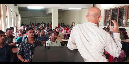 पाटन कालेज मे स्वरोजगार प्रशिक्षण कार्यशाला आयोजित 