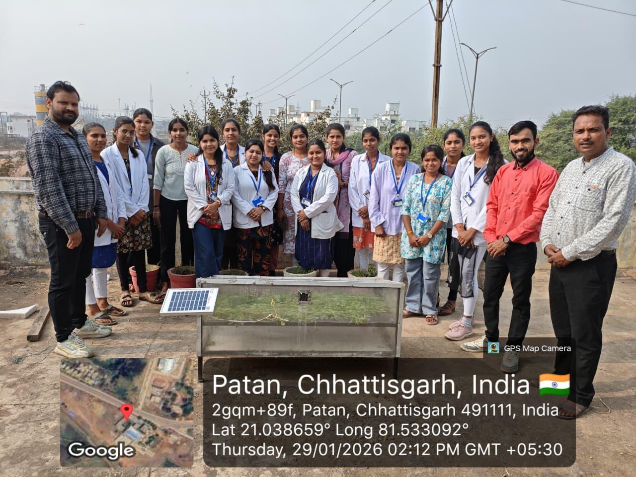 Govt. Chandulal Chandrakar Arts & Science College, Patan - Solar Dryer 