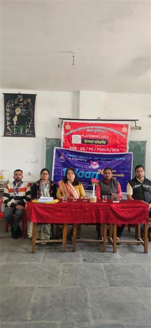 Govt. Chandulal Chandrakar Arts & Science College, Patan - COLLEGE ORGANIZED PLACEMENTS