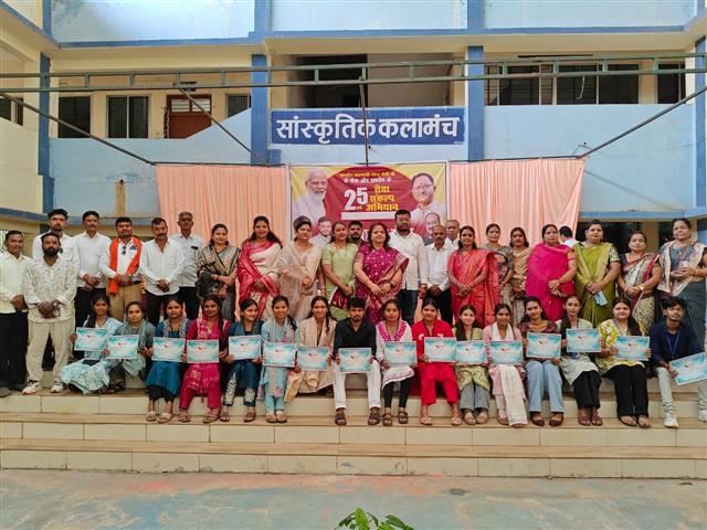  "सेवा के रंग 2026" ब्लॉक स्तरीय रंगोली निर्माण का सफल आयोजन